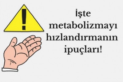  10 maddede metabolizmayı hızlandırmak için yapılması gerekenler!